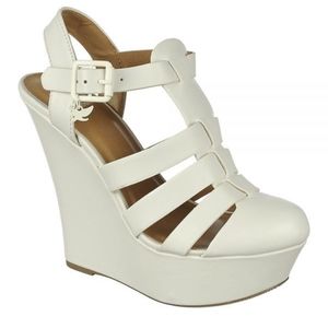 White Wedges NIB